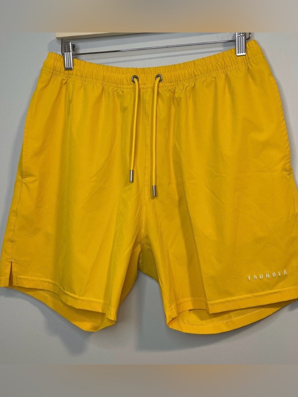 YoungLA Men’s Yellow Swim Trunks - L